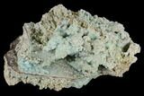 Powder Blue Hemimorphite Cluster - Mine, Arizona #118459-1